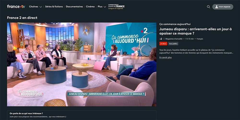 France 2 en direct gratuit : guide officiel et conseils - france 2 direct gratuit 55