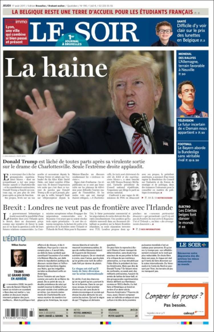 Le Soir Belgique : rôle, enjeux et perspectives - le soir belgique 54