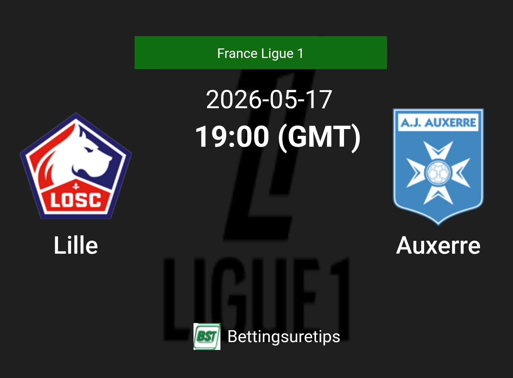 Lille – Auxerre : le LOSC 3e malgré la défaite, Auxerre se maintient