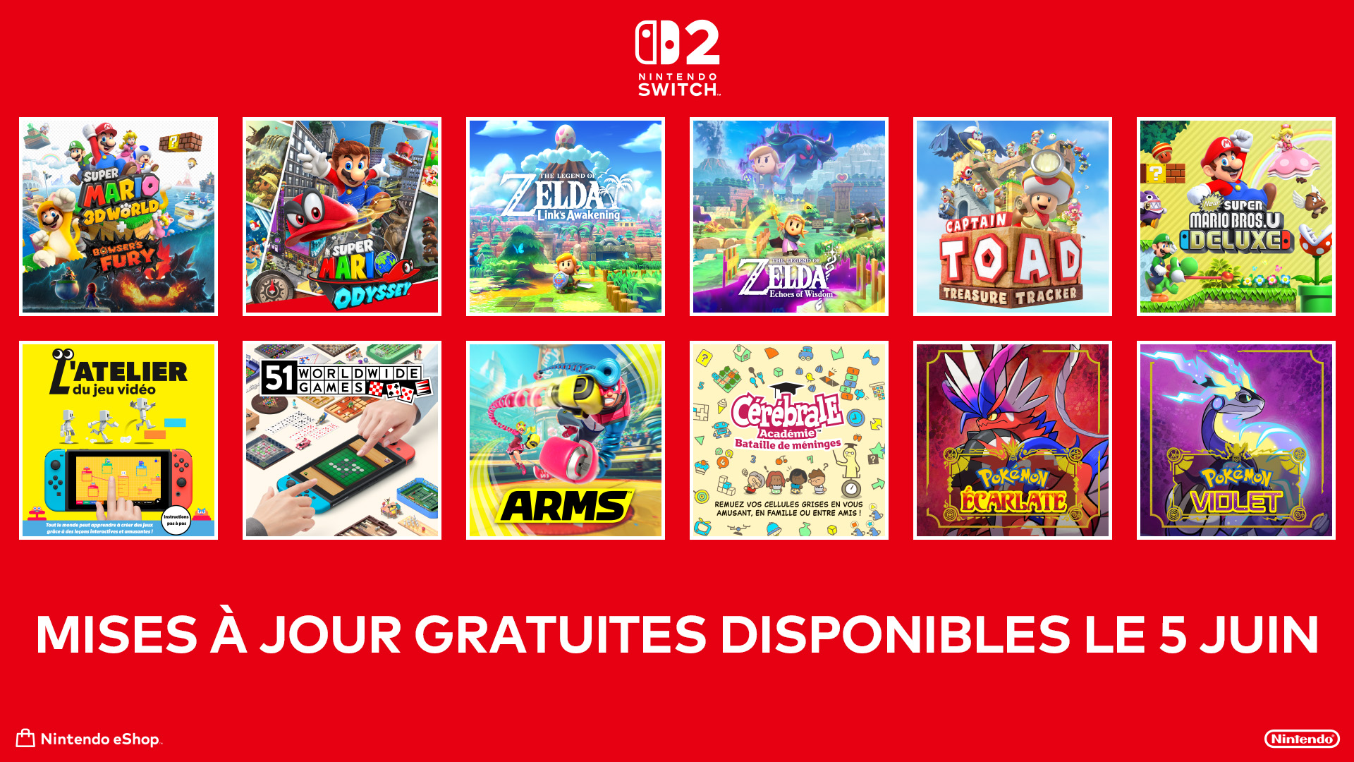 Mise à jour Switch 2 : ce qu&rsquo;il faut savoir