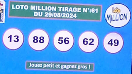 Tirage Loto Résultats : où vérifier et que faire en cas de gain - tirage loto résultats 61